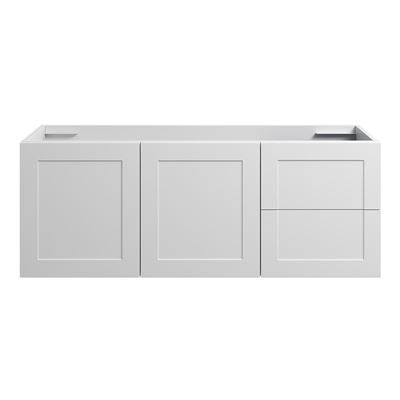 OLIVER Wall Hung Hamptons Vanity 1200mm Matte White