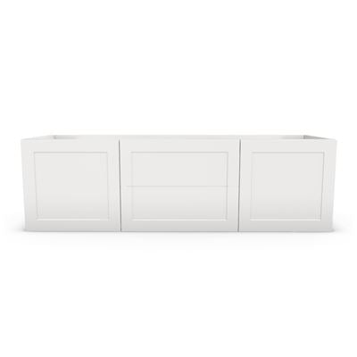 OLIVER Wall Hung Hamptons Vanity 1500mm Matte White
