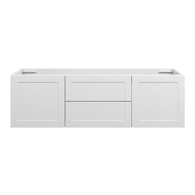OLIVER Wall Hung Hamptons Vanity 1500mm Matte White