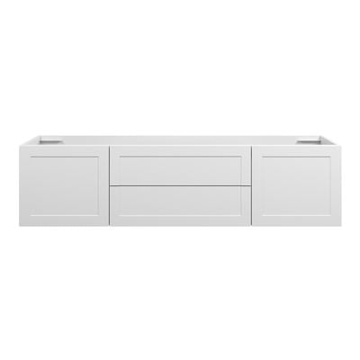 OLIVER Wall Hung Hamptons Vanity 1800mm Matte White
