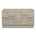 LYRA Floor Mount Vanity 1500mm Oak Laminate, front view