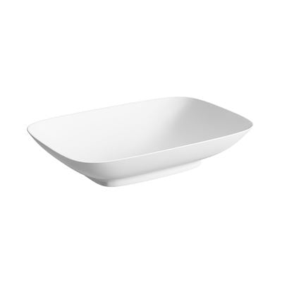 CHARLOTTE Bench Mount Basin Matte White