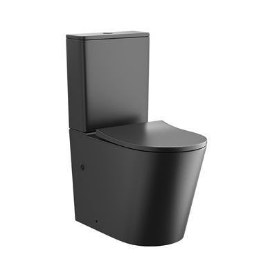 JASPER Tornado Wall Faced Toilet Suite Matte Black