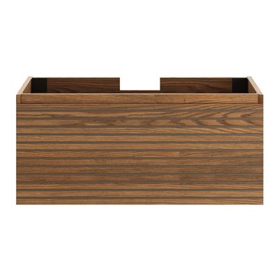 PARALLELO Wall Hung Vanity 900mm Walnut