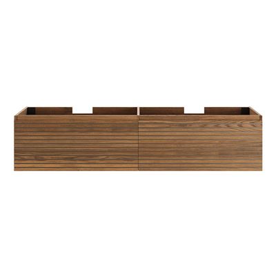 PARALLELO Wall Hung Vanity 1800mm Walnut