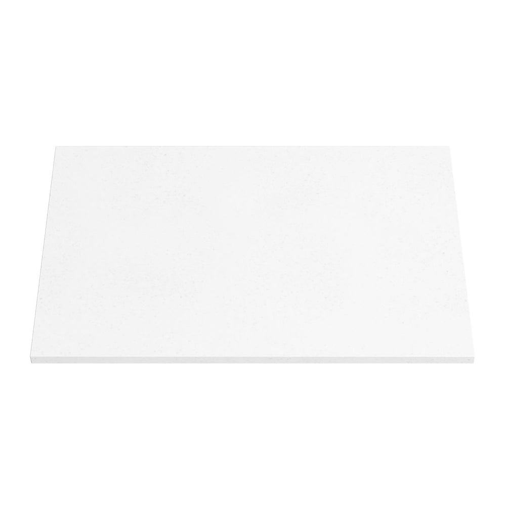 PURE WHITE 20mm Thick Stone Top 755mm