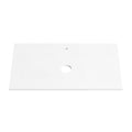 PURE WHITE 20mm Thick Stone Top with Cut Outs 905mm