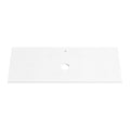 PURE WHITE 20mm Thick Stone Top with Cut Outs 1205mm