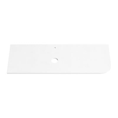 PURE WHITE 20mm Thick Corner Stone Top with Cut Outs 1355mm
