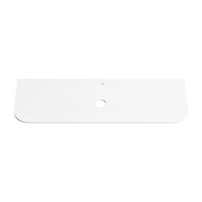 PURE WHITE 20mm Thick Curved Stone Top with Cut Outs Single Basin 1510mm