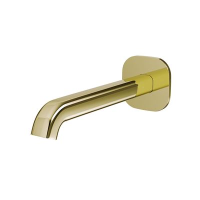 SYMMETRY Wall Spout 180mm Champagne Gold
