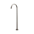 SYMMETRY Freestanding Bath Spout Brushed Nickel, front view