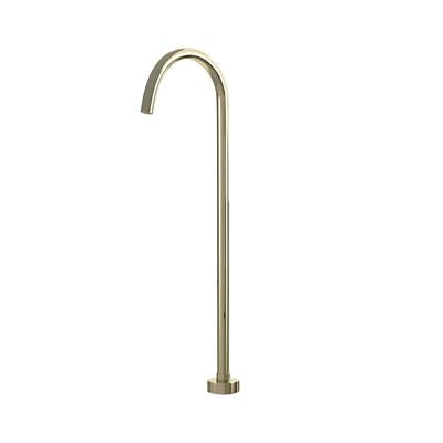 SYMMETRY Freestanding Bath Spout Champagne Gold, front view