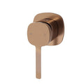 SYMMETRY In Wall Mixer Set Titanium Bronze, front view