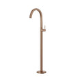 SYMMETRY Freestanding Bath Spout Mixer Titanium Bronze, front view