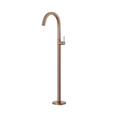 SYMMETRY Freestanding Bath Spout Mixer Titanium Bronze, front view