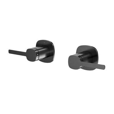 SYMMETRY Shower Set Gunmetal, front view