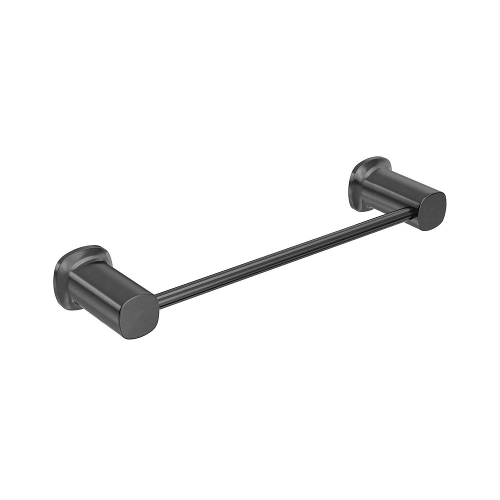 SYMMETRY Hand Towel Holder 300mm Gunmetal, front view