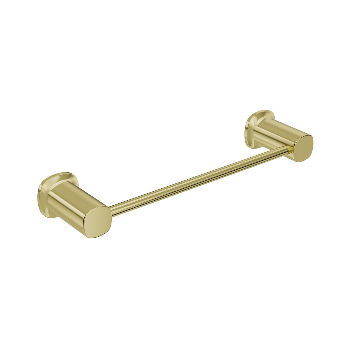 SYMMETRY Hand Towel Holder 300mm Champagne Gold, front view