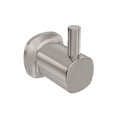 SYMMETRY Robe Hook Brushed Nickel (Brushed SS), front view