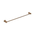 SYMMETRY Single Towel Rail 800mm Titanium Bronze, front view