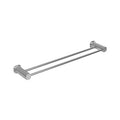 SYMMETRY Double Towel Rail 600mm Polished Stainless Steel, front view