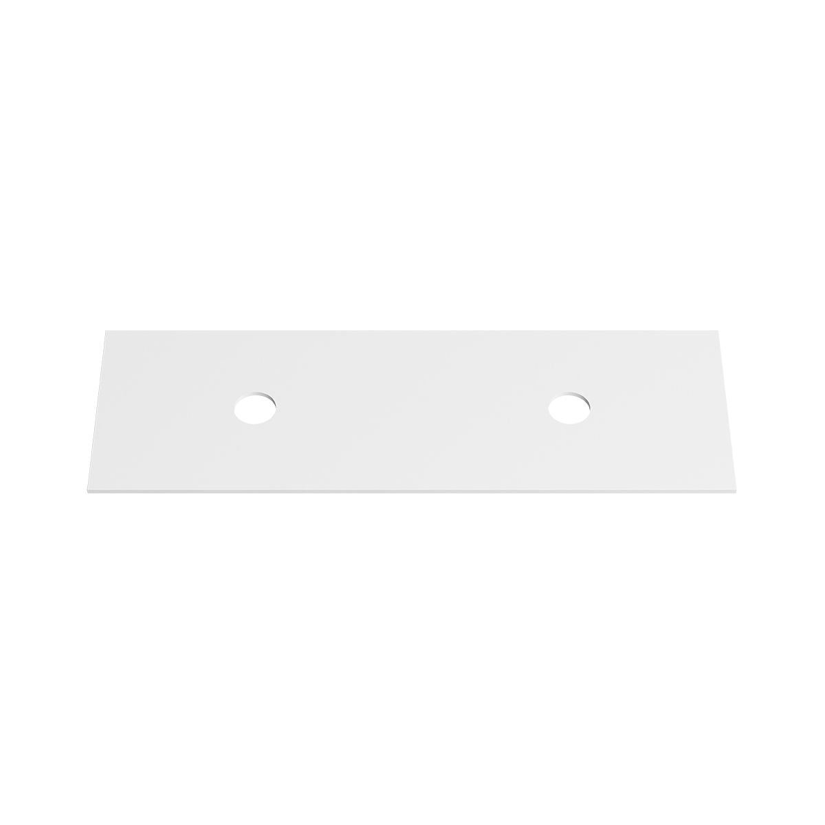 CHAMBERY 12mm Sintered Stone Vanity Top, DBL Basin, Suit Wall Tapware 1505mm