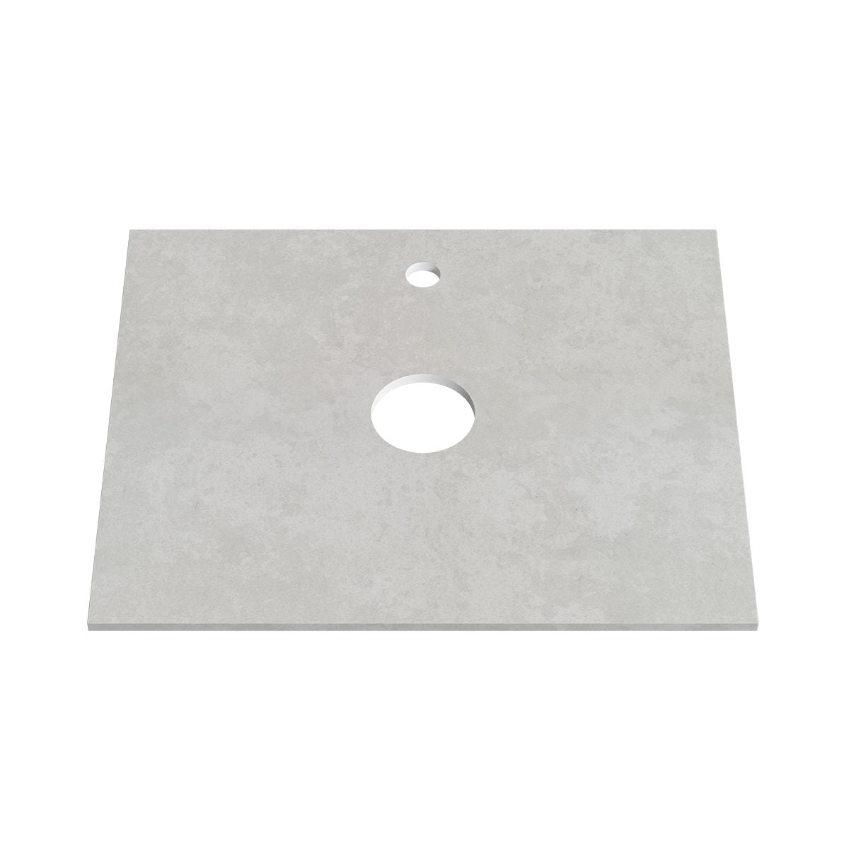 BIANCO LUNA 12mm Sintered Stone Vanity Top Suit Hob Mixer 605mm
