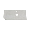 BIANCO LUNA 12mm LHS Curve Sintered Stone Vanity Top Suit Hob Mixer 905mm