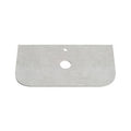 BIANCO LUNA 12mm Curved Sintered Stone Vanity Top Suit Hob Mixer 910mm