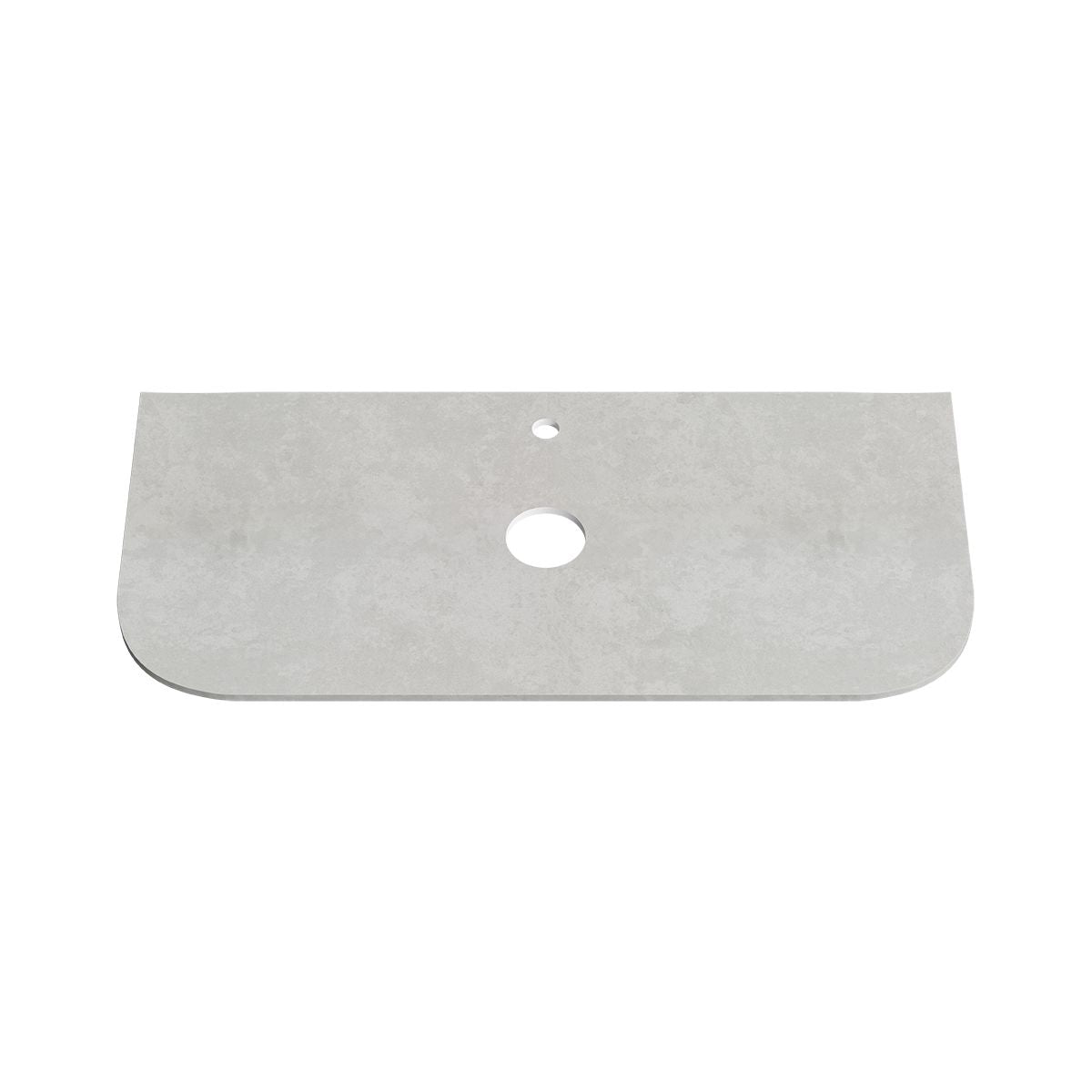 BIANCO LUNA 12mm Curved Sintered Stone Vanity Top Suit Hob Mixer 1060mm