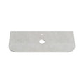 BIANCO LUNA 12mm Curved Sintered Stone Vanity Top, Suit Hob Mixer 1510mm