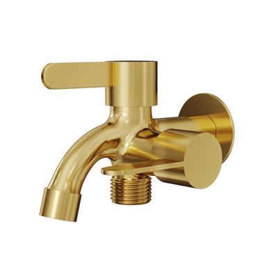 OASIS Garden Tap Brushed Brass