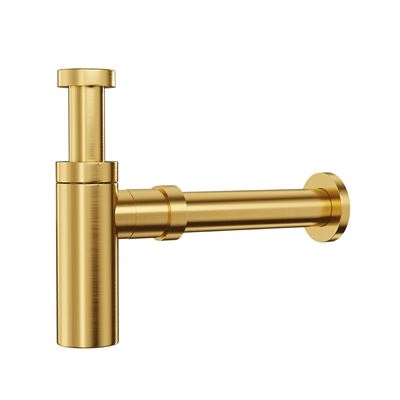 SPIN Bottle Trap 40mm Brushed Brass