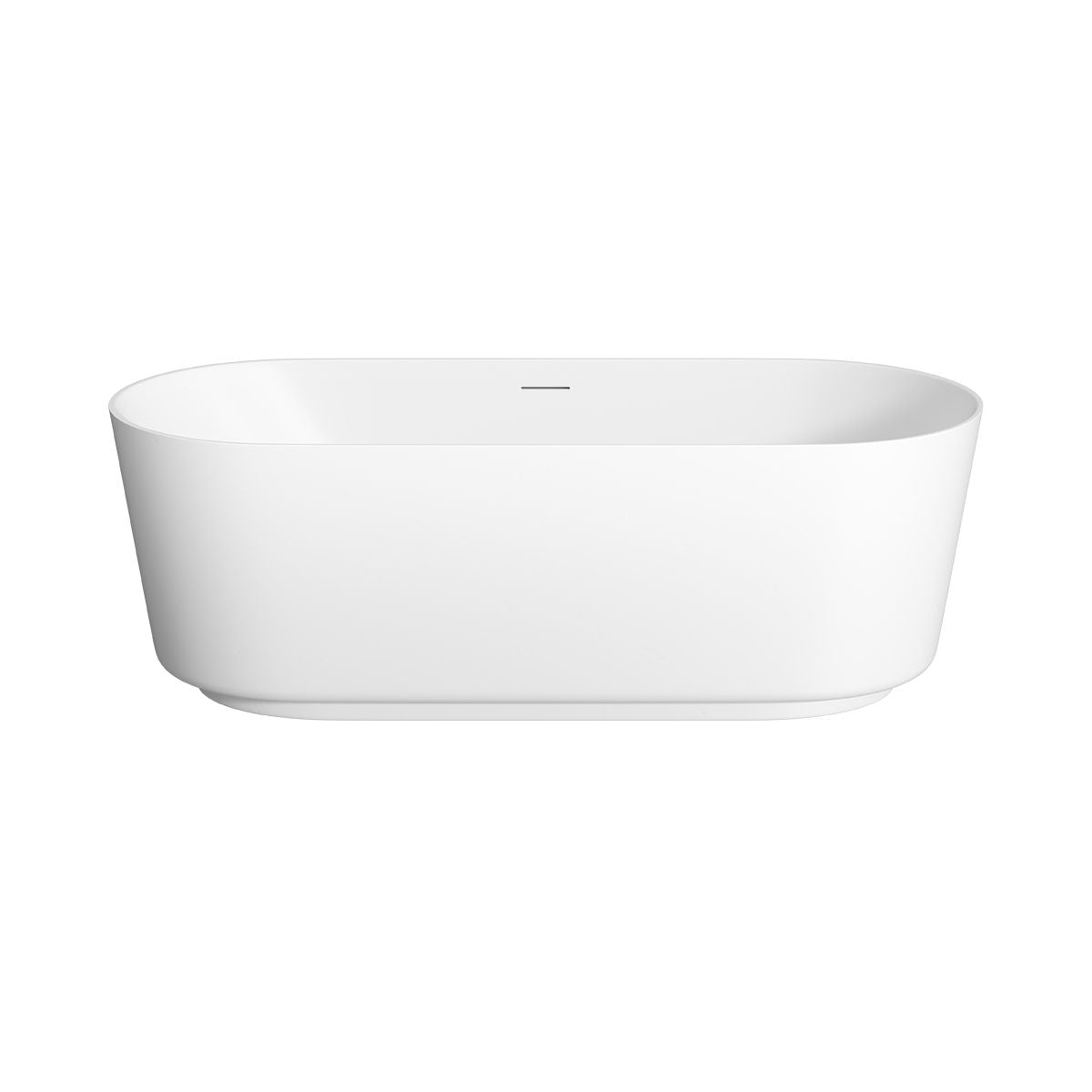 FLORENCE Freestanding Bath with Overflow Matte White 1700mm