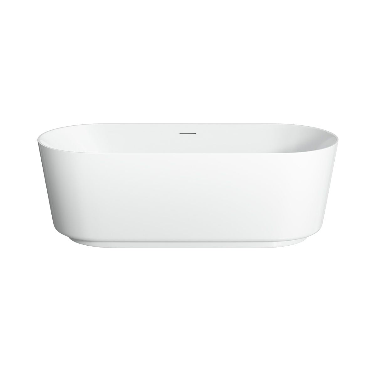 FLORENCE Freestanding Bath with Overflow Gloss White 1700mm