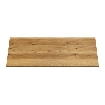 MADERA Solid White Oak Timber Vanity Top Unfinished 1200mm