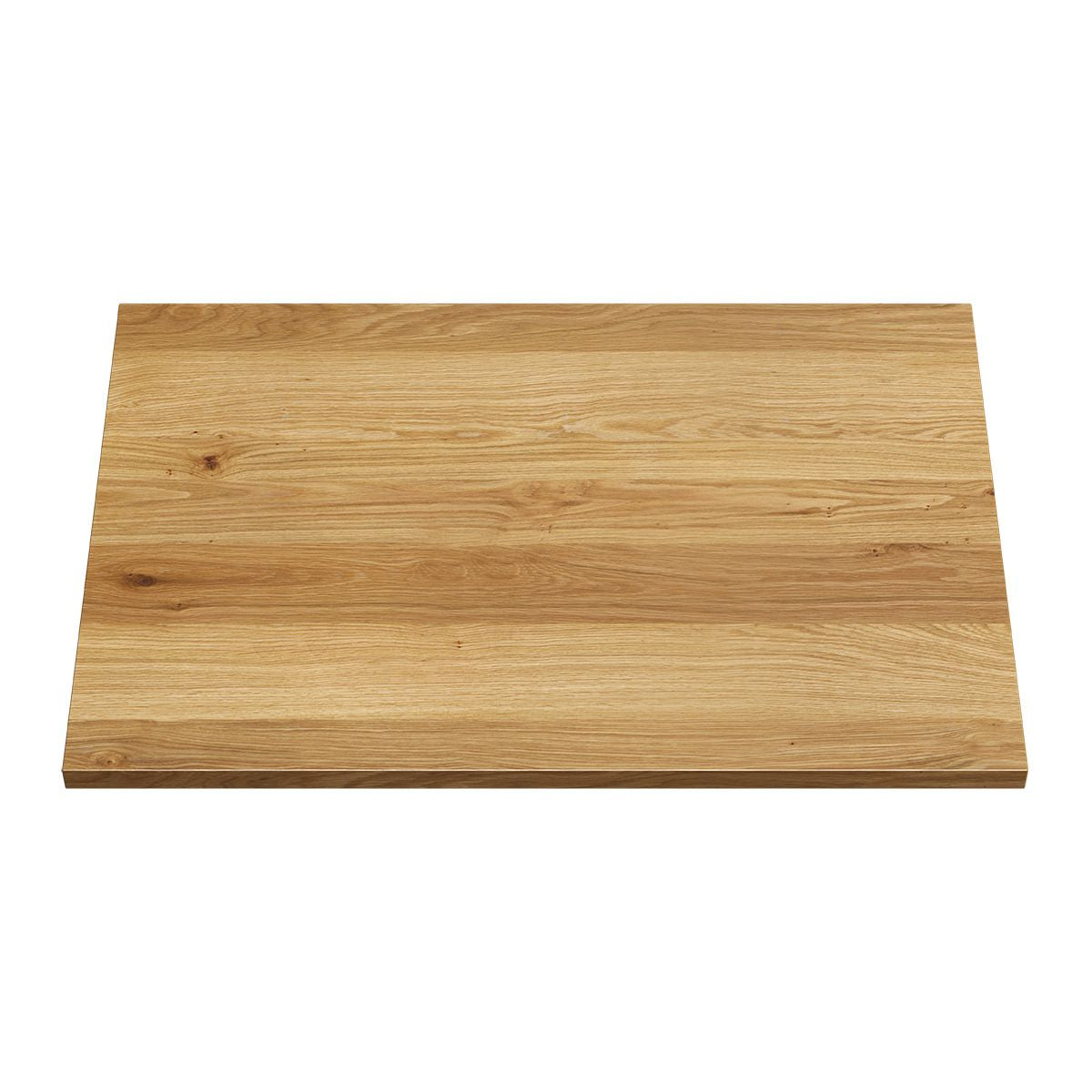 MADERA Solid White Oak Timber Vanity Top Unfinished 750mm