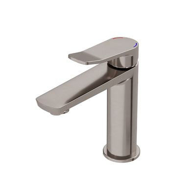 FLOW Basin Mixer Brushed Nickel