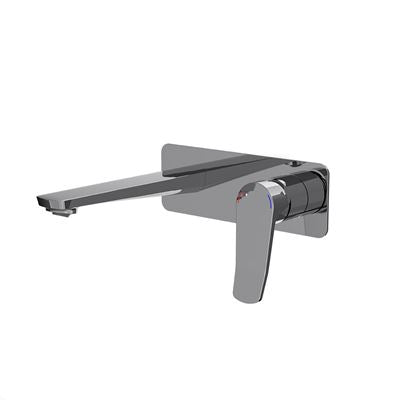 FLOW In Wall Mixer & Spout Kit Chrome 180mm