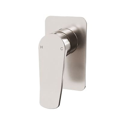 FLOW In Wall Mixer Set Brushed Nickel