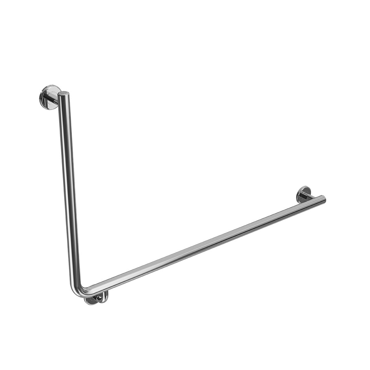 CARE ACCESS Grab Rail LHS 1000x600mm Polished Stainless Steel