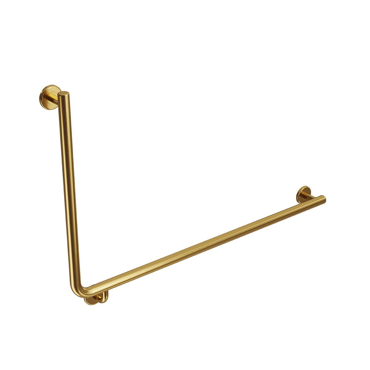 CARE ACCESS Grab Rail LHS 1000x600mm Brushed Brass