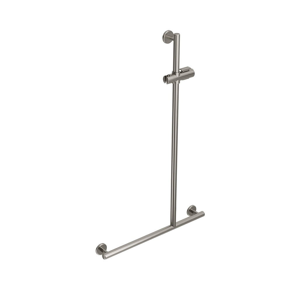 CARE ACCESS Shower Grab Rail RHS 1100x650mm Brushed Nickel