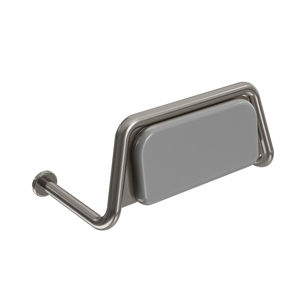 CARE ACCESS Toilet Backrest Brushed Nickel