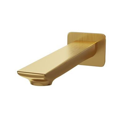 EDEN In Wall Bath Spout Lead Free Brushed Brass