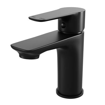 EDEN Basin Mixer Lead Free Matte Black, front view