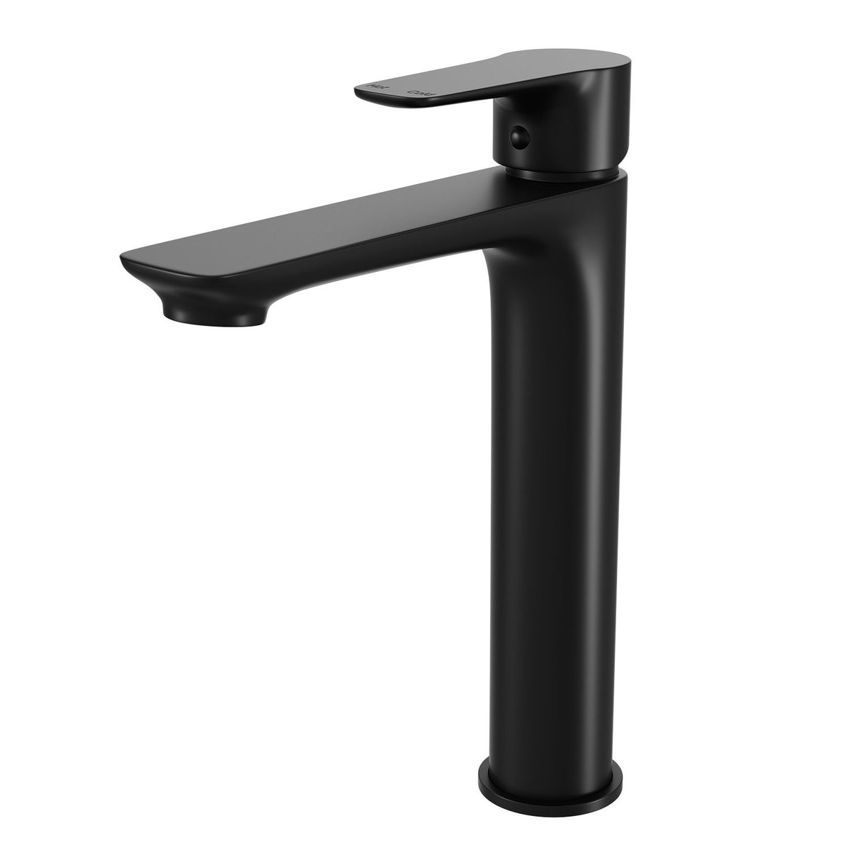 EDEN Tall Basin Mixer Lead Free Matte Black, front view