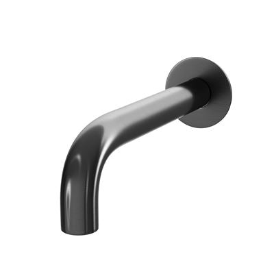 SPIN In Wall Basin Spout Gunmetal 200mm