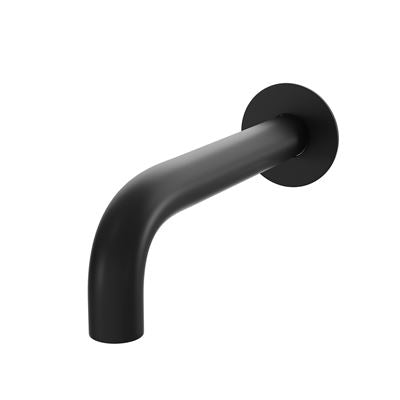 SPIN In Wall Basin Spout Matte Black 200mm
